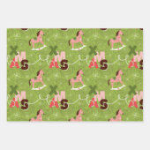 pakpapier met notenkraker inpakpapier vel (Voorkant)