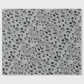 pakpapier met zwarte stippen (Vlak)