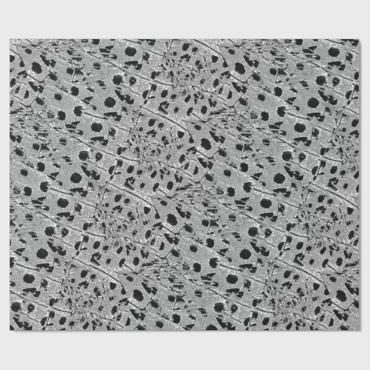 pakpapier met zwarte stippen (Vlak)