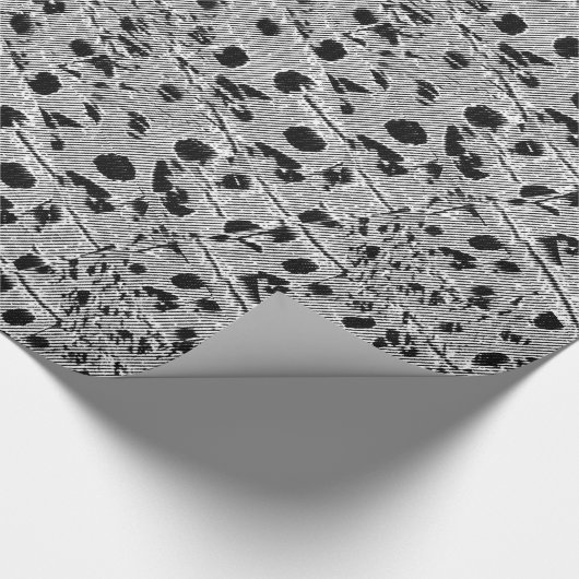 pakpapier met zwarte stippen (Hoek)