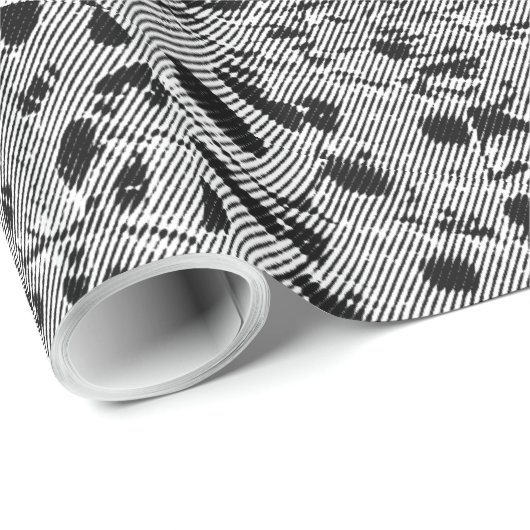 pakpapier met zwarte stippen (Rol Hoek)