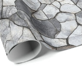 pakpapier van gebarsten steenpatronen (Rol Hoek)