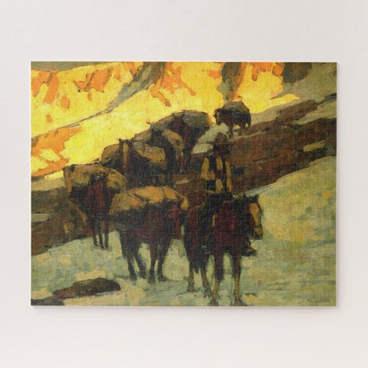 Paktrein Edgar Payne Legpuzzel (Horizontaal)
