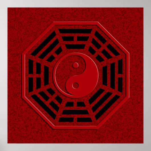 PaKua | donkerrode spier Poster (Voorkant)