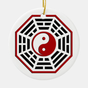 PaKua Keramisch Ornament