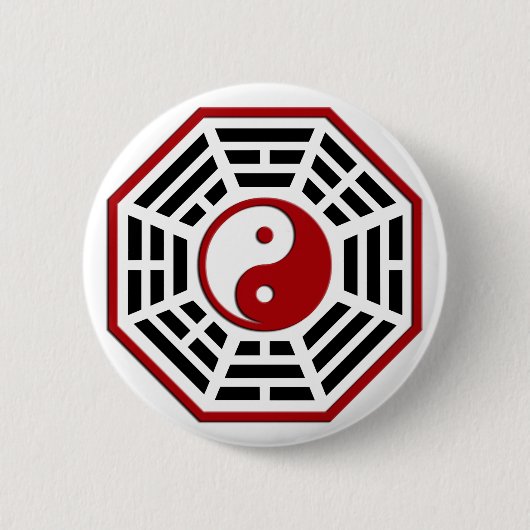 PaKua Ronde Button 5,7 Cm (Voorkant)