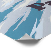 Pal Arinsal Andorra Snowboarden Reisposter Poster (Hoek)