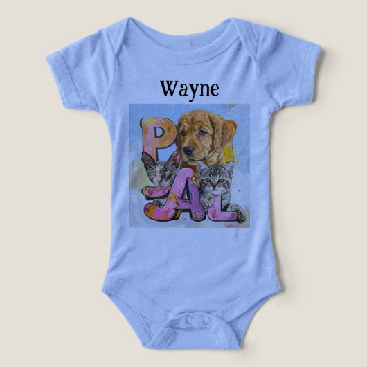Pal Dog and Cats Plus Personalize Name  (Design voorkant)