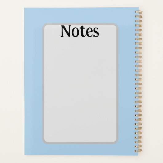 Pal Dog and Cats Plus Personalize Name  Planner (Achterkant)