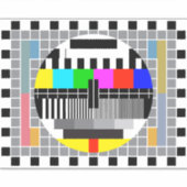 PAL-testkaart Sticker (Voorkant)