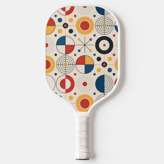 Pala de pickleball diseño geométrico paddle (Voorkant)