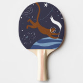 Pala de Ping Pong Animals Outer Space Tafeltennisbatje (Voorkant)
