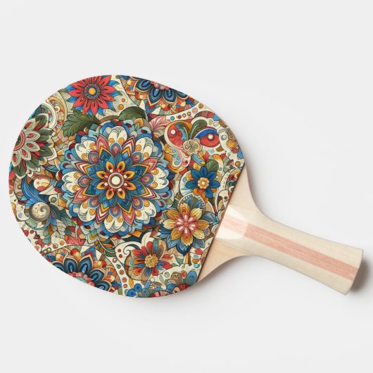 Pala de ping pong tafeltennisbatje (Zijkant)