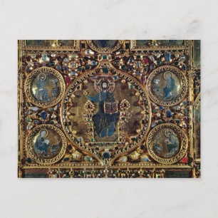 Pala d'Oro, detail van Christus in Majesteit met Briefkaart
