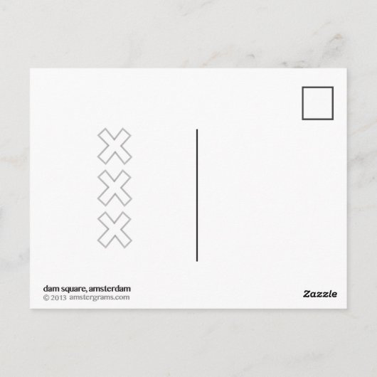 Palace Amsterdam Briefkaart (Achterkant)