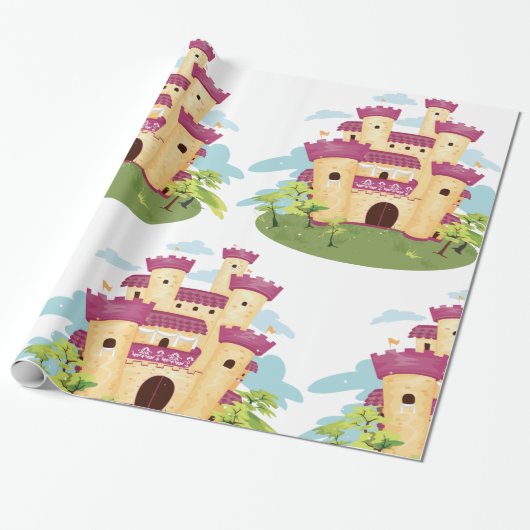 Palace Castle Cadeaupapier (Uitgerold)