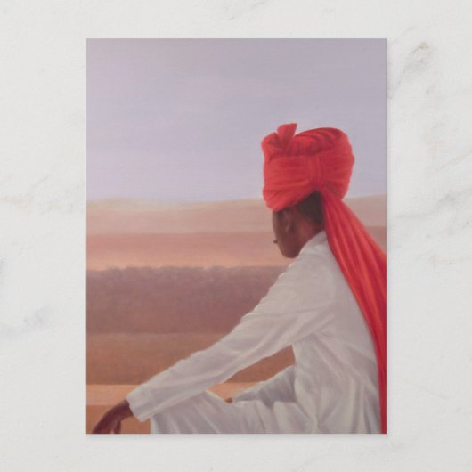 Palace Guard Jaipur Briefkaart (Voorkant)