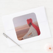 Palace Guard Jaipur Vierkante Sticker (Envelop)