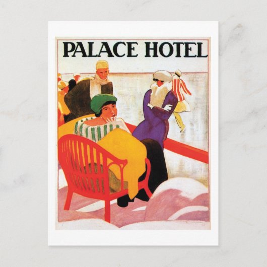 Palace Hotel Briefkaart (Voorkant)