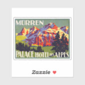 Palace Hotel Des Alpes Murren Zwitserland Sticker (Vel)