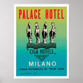Palace Hotel Milano Poster (Voorkant)