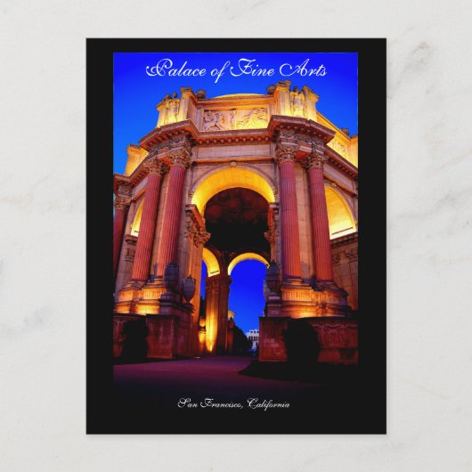 Palace of Fine Arts Briefkaart (Voorkant)