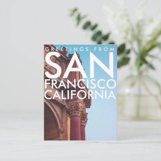 Palace of Fine Arts, San Francisco, Californië Briefkaart (Staand voorkant)