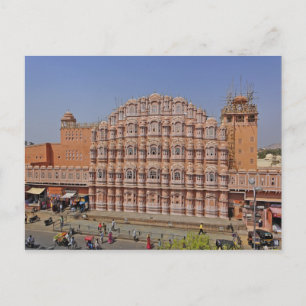 Palace of the Winds (Hawa Mahal), Jaipur, India, Briefkaart