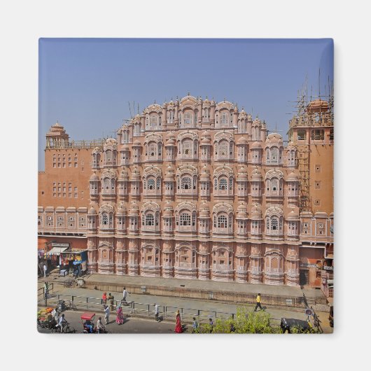 Palace of the Winds (Hawa Mahal), Jaipur, India, Magneet (Voorkant)