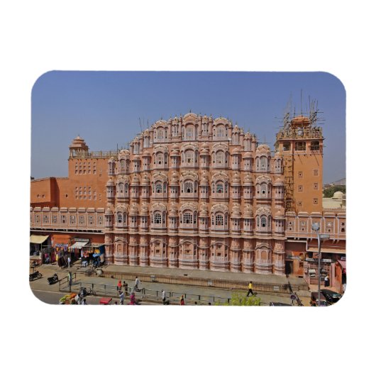 Palace of the Winds (Hawa Mahal), Jaipur, India, Magneet (Horizontaal)