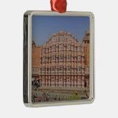 Palace of the Winds (Hawa Mahal), Jaipur, India, Metalen Ornament (Rechts)