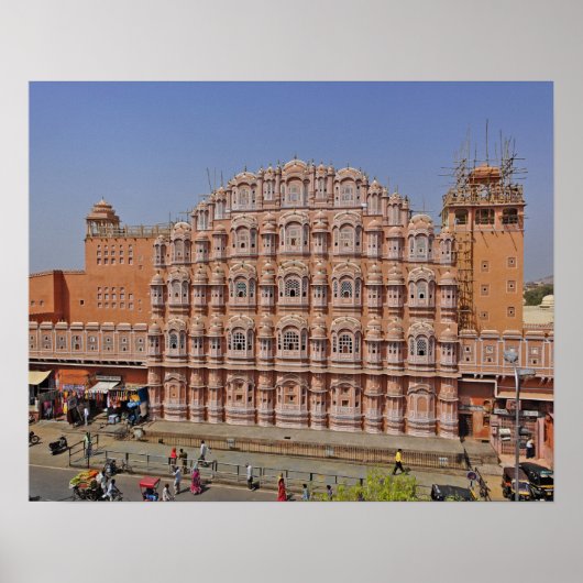 Palace of the Winds (Hawa Mahal), Jaipur, India, Poster (Voorkant)