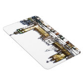 Palace of Westminster & Big Ben: London Fractal  Magneet (Rechterzijde)