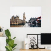Palace of Westminster, Londen, Verenigd Koninkrijk Poster (Thuiskantoor)