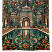 " Palace Pool Reflection" Douchegordijn (Voorkant)