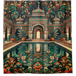 " Palace Pool Reflection" Douchegordijn