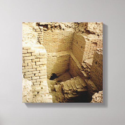 Palace-ruïne Canvas Afdruk (Voorkant)