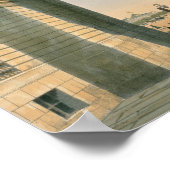 Palace Square, Uitzicht van de Arch of the Army Poster (Hoek)