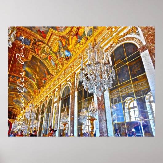 Palace van Versailles foto illustratie. Poster (Voorkant)