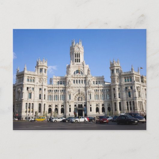 Palacio de Comunicaciones in Madrid Briefkaart (Voorkant)