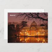 "Palacio de Cristal" Briefkaart (Voorkant / Achterkant)