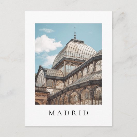 Palacio de Cristal del Retiro, Madrid  Briefkaart (Voorkant)