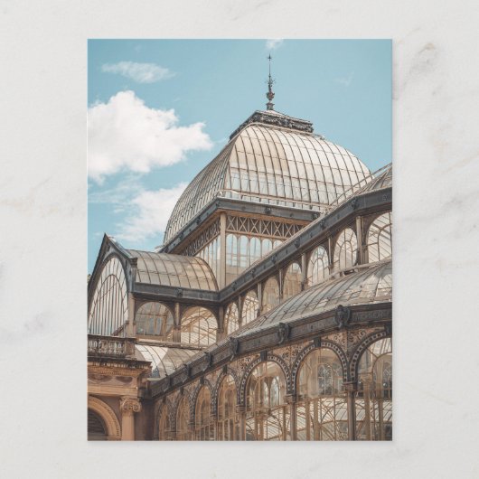 Palacio de Cristal del Retiro, Madrid Briefkaart (Voorkant)