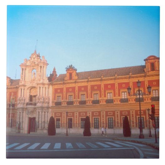 Palacio de Telmo in Sevilla, Spanje zetel van Tegeltje (Voorkant)