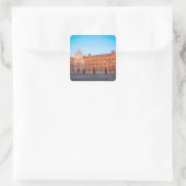 Palacio de Telmo in Sevilla, Spanje zetel van Vierkante Sticker (Tas)