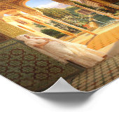 Palacio del Generalife en Patio de la Acequia Poster (Hoek)