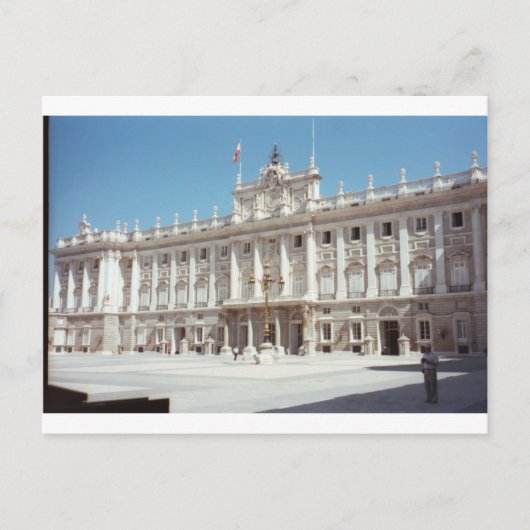 Palacio Real, Madrid Briefkaart (Voorkant)
