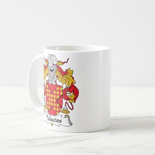 Palacios Family Crest Koffiemok (Voorkant links)