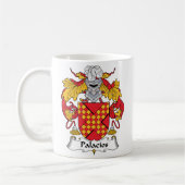Palacios Family Crest Koffiemok (Links)