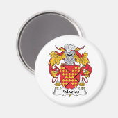 Palacios Family Crest Magneet (Voorkant / Achterkant)